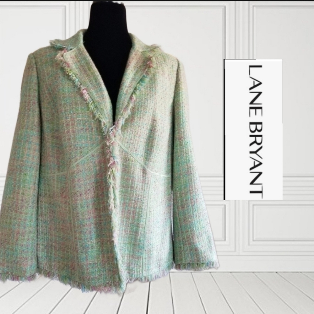 Lane Bryant Tweed Blazer